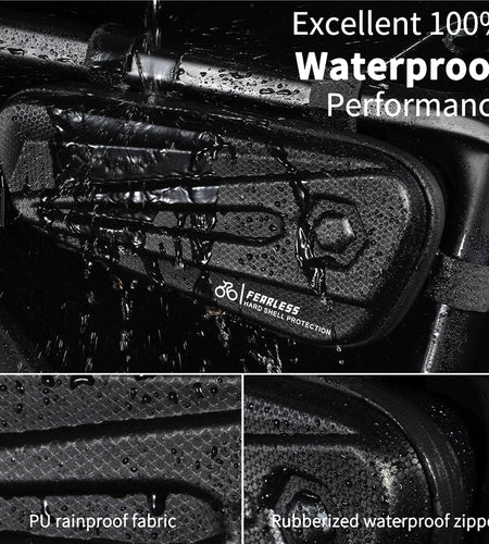 Waterproof Bicycle Frame Bag EVA Hard Shell Tools Storage Panniers MTB Road Bike Bag Top Tube Cycling Accessories