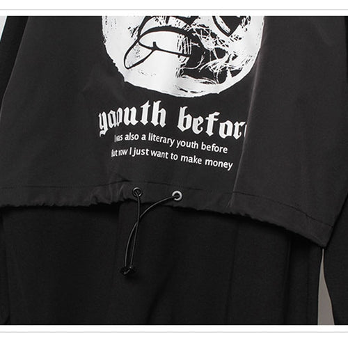 Load image into Gallery viewer, Men Patchwork Printed Sweatshirt Streetwear Fashion Harajuku O-Neck Pullover Loose Tops WB311
