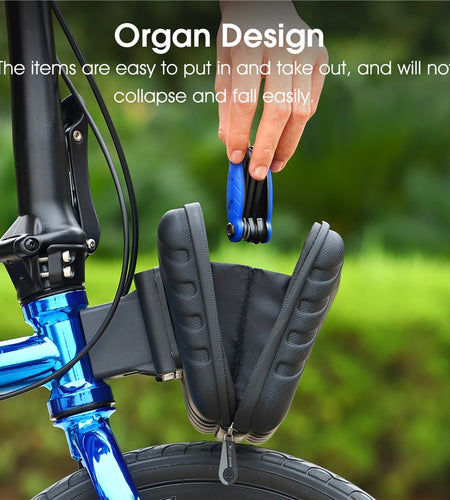 Waterproof Bicycle Bag Hard Shell Bike Bag Front Electric Scooter Panniers Reflective Storage Case Cycling Bag