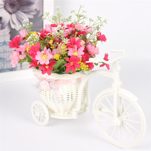 Load image into Gallery viewer, 17 Style Flower Decoration with Rattan Vase-home accent-wanahavit-B pink-wanahavit
