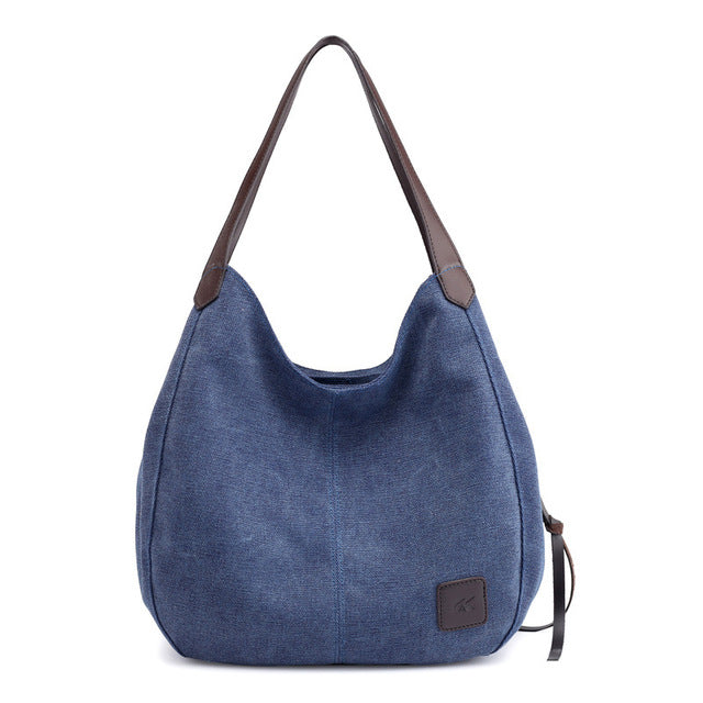 High Quality Fashion Canvas Tote Bag-women-wanahavit-dark blue-(20cm<Max Length<30cm)-wanahavit