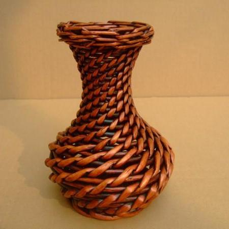 Load image into Gallery viewer, High Quality Hand Woven Basket PE Rattan Vase-home accent-wanahavit-Beige-wanahavit
