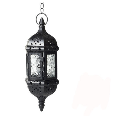 Load image into Gallery viewer, Moroccan Lantern Candle Holder-home accent-wanahavit-Black-wanahavit
