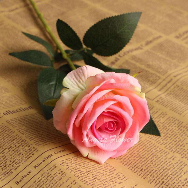 6pcs Decorative Silk Rose-home accent-wanahavit-Pink-wanahavit