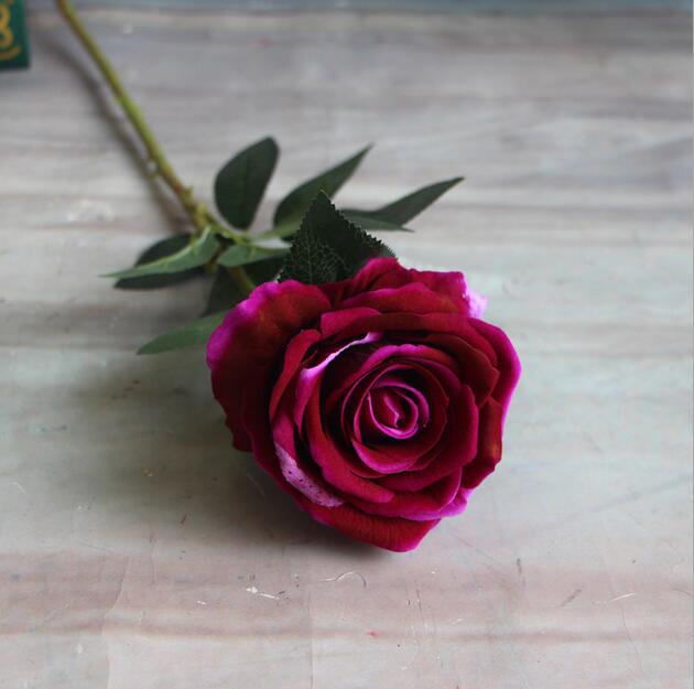 6pcs Decorative Silk Rose-home accent-wanahavit-purple-wanahavit