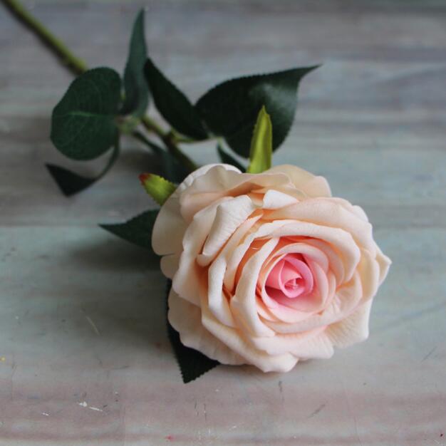 6pcs Decorative Silk Rose-home accent-wanahavit-light pink-wanahavit