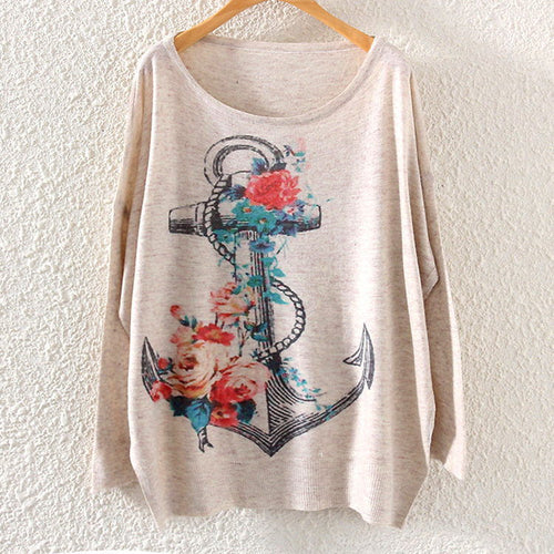 Load image into Gallery viewer, Printed Knitted Winter Long Sleeve Series 1-women-wanahavit-Anchor-One Size-wanahavit
