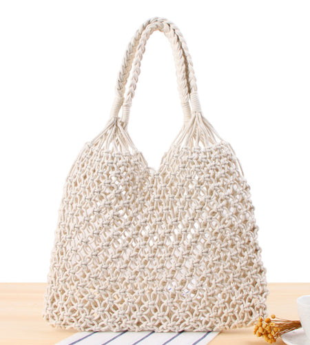 Bohemia Bali Straw Handwoven Beach Bags-women-wanahavit-Beige-wanahavit