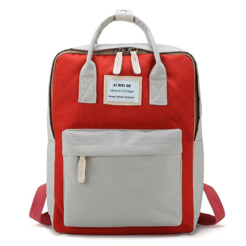 Load image into Gallery viewer, Korean Style Waterproof Laptop Backpack-unisex-wanahavit-red-14 inches-wanahavit
