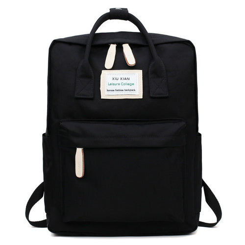 Load image into Gallery viewer, Korean Style Waterproof Laptop Backpack-unisex-wanahavit-black-14 inches-wanahavit
