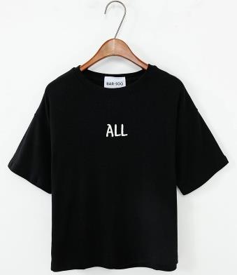 Load image into Gallery viewer, ALL Embroidery Harajuku Style Cotton Shirt-women-wanahavit-Black-One Size-wanahavit
