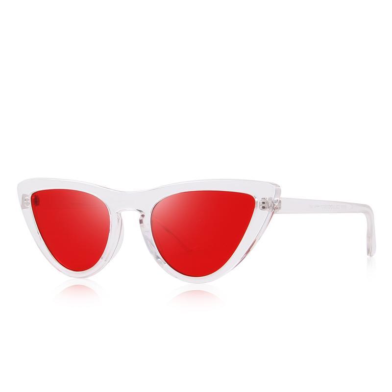 Cat Eye Brand Designer Sunglass-women-wanahavit-C06 Clear Red-wanahavit