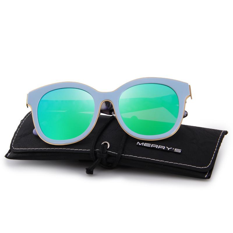 Fashion Cat Eye Polarized Sunglass-women-wanahavit-C01 Green-wanahavit