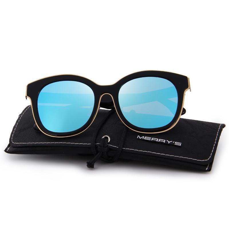 Fashion Cat Eye Polarized Sunglass-women-wanahavit-C04 Blue-wanahavit
