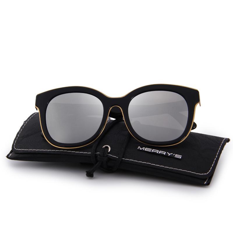 Fashion Cat Eye Polarized Sunglass-women-wanahavit-C03 Silver-wanahavit