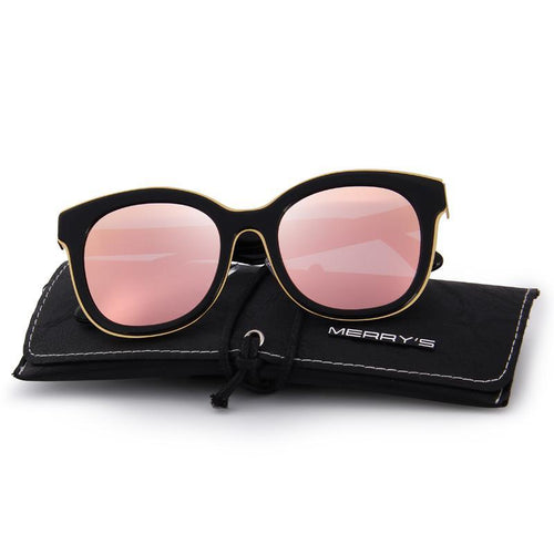 Load image into Gallery viewer, Fashion Cat Eye Polarized Sunglass-women-wanahavit-C02 Pink-wanahavit
