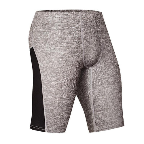 Load image into Gallery viewer, 2 Color Stripe and Accent Compression Shorts-men fitness-wanahavit-1505 gray shorts-M-wanahavit

