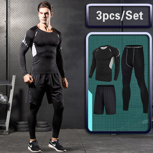 Athletic Compression Workout Set 14 Combinations for men fitness ...
