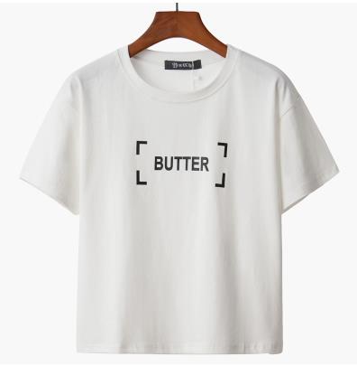 Butter Printed Cotton Tees-women-wanahavit-White-One Size-wanahavit