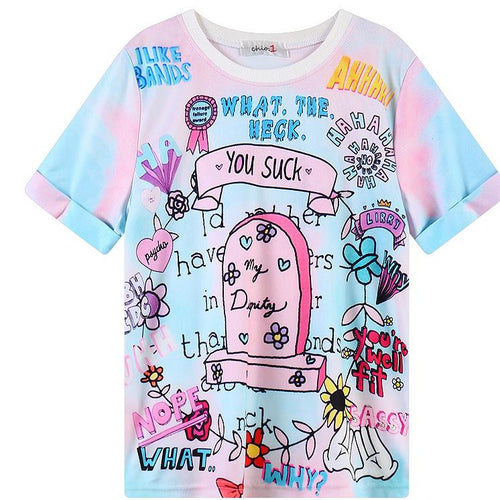 Load image into Gallery viewer, My Dignity Doodle Printed Tees-women-wanahavit-Pink-One Size-wanahavit
