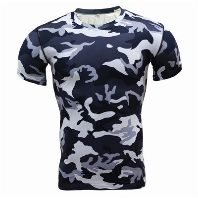Load image into Gallery viewer, Camouflage Quick Dry Slim Fit Compression Tees-men fashion &amp; fitness-wanahavit-TD17-Asian S-wanahavit
