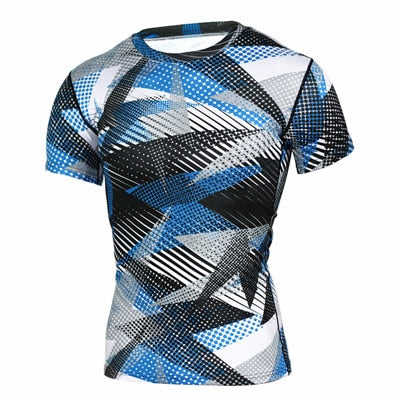 Load image into Gallery viewer, Camouflage Quick Dry Slim Fit Compression Tees-men fashion &amp; fitness-wanahavit-TD41-Asian S-wanahavit
