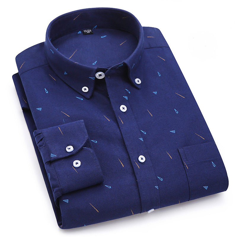 High Quality Geometry Long Sleeve Shirt #652XX-men-wanahavit-6520-53-S-wanahavit