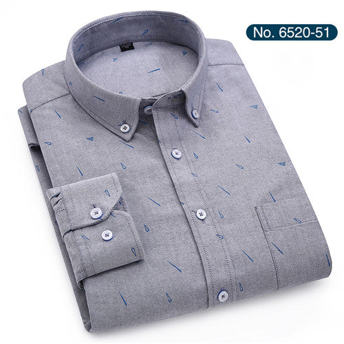 High Quality Geometry Long Sleeve Shirt #652XX-men-wanahavit-6520-51-S-wanahavit