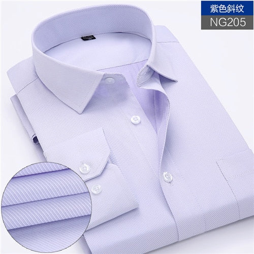 High Quality Stripe Twill Long Sleeve Shirt #GXPXX-men-wanahavit-NG205-S-wanahavit
