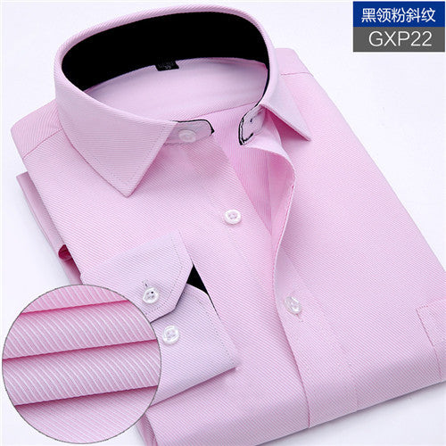 High Quality Stripe Twill Long Sleeve Shirt #GXPXX-men-wanahavit-GXP22-S-wanahavit