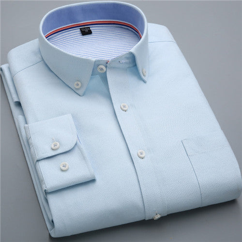 Load image into Gallery viewer, High Quality Solid Long Sleeve Shirt #710XX-men-wanahavit-71088-S-wanahavit
