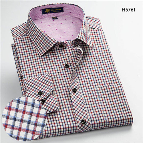 High Quality PlaidLong Sleeve Shirt #H57XX-men-wanahavit-H5761-XL-wanahavit