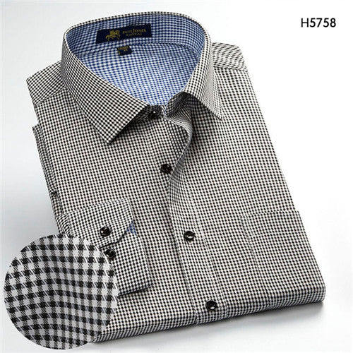 High Quality PlaidLong Sleeve Shirt #H57XX-men-wanahavit-H5779-XL-wanahavit