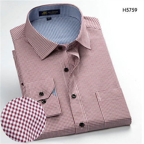 High Quality PlaidLong Sleeve Shirt #H57XX-men-wanahavit-H5759-XL-wanahavit