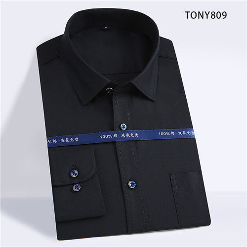 Load image into Gallery viewer, High Quality Solid Cotton Long Sleeve Shirt #805X-men-wanahavit-TONY809-S-wanahavit

