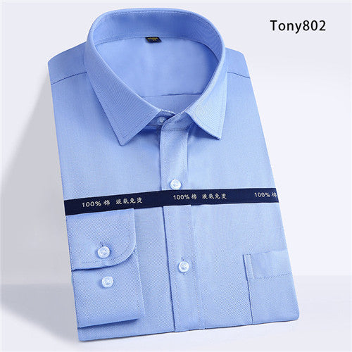 Load image into Gallery viewer, High Quality Solid Cotton Long Sleeve Shirt #805X-men-wanahavit-TONY802-S-wanahavit
