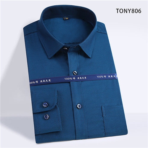 Load image into Gallery viewer, High Quality Solid Cotton Long Sleeve Shirt #805X-men-wanahavit-TONY806-S-wanahavit
