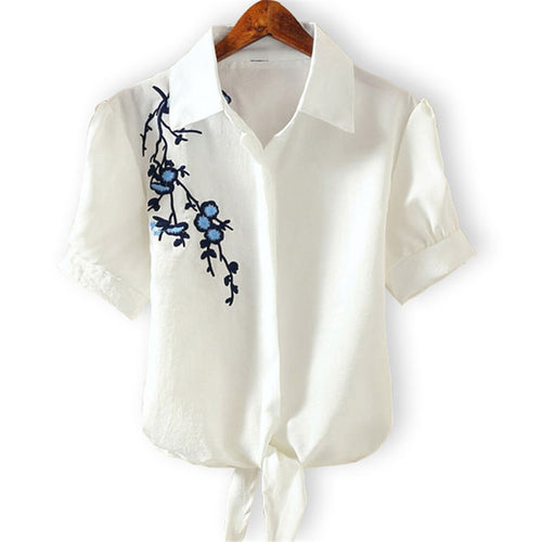 Load image into Gallery viewer, Embroidered Kimono Pinstripe Hem Short Puff Sleeve Blouse-women-wanahavit-XM6688plum-S-wanahavit
