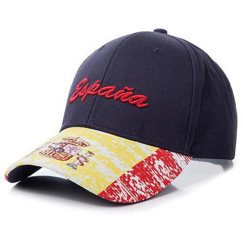 Load image into Gallery viewer, España Spanish Letter Embroidery Baseball Adjustable Snapback Cap
