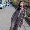 Winter Oversize Fashion Cashmere Wool Long Thickening Warm Woolen Trench Coat