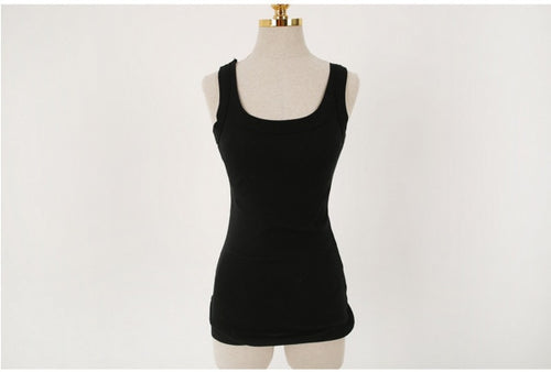 Load image into Gallery viewer, Cotton Sexy Solid Strappy Summer Beach Cropped Top Tank Sleeveless
