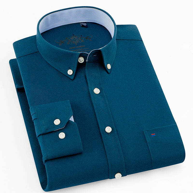 High Quality Solid Long Sleeve Shirt #1006X-men-wanahavit-1006-53-S-wanahavit