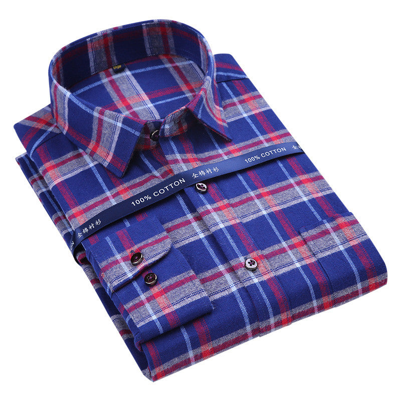 High Quality Plaid Long Sleeve Shirt #TONYXX-men-wanahavit-TONY851-S-wanahavit