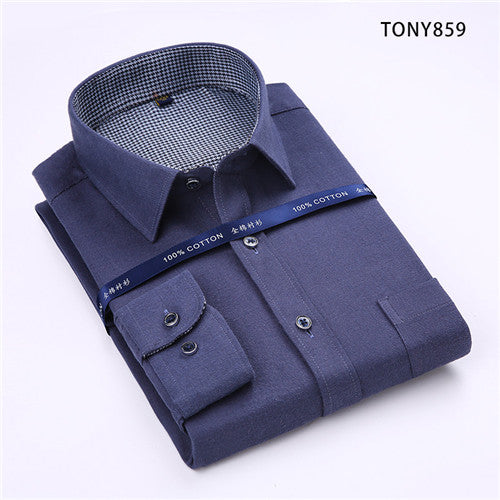 High Quality Plaid Long Sleeve Shirt #TONYXX-men-wanahavit-TONY859-S-wanahavit