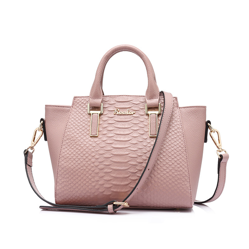 Luxury Designer Genuine Leather Shoulder Bag-women-wanahavit-Pink-(20cm<Max Length<30cm)-wanahavit