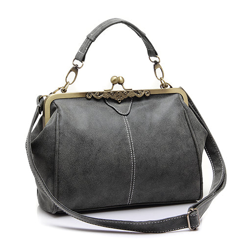 Retro PU Leather Small Shoulder Bag-women-wanahavit-Gray-(20cm<Max Length<30cm)-wanahavit