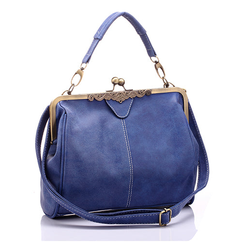Load image into Gallery viewer, Retro PU Leather Small Shoulder Bag-women-wanahavit-Blue-(20cm&lt;Max Length&lt;30cm)-wanahavit
