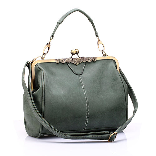 Load image into Gallery viewer, Retro PU Leather Small Shoulder Bag-women-wanahavit-Green-(20cm&lt;Max Length&lt;30cm)-wanahavit
