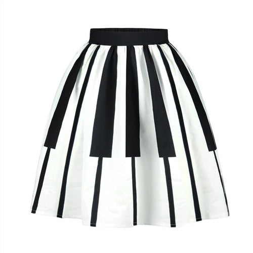 Load image into Gallery viewer, Vintage BNW Striped High Waist Midi Skirts-women-wanahavit-as picture-L-wanahavit
