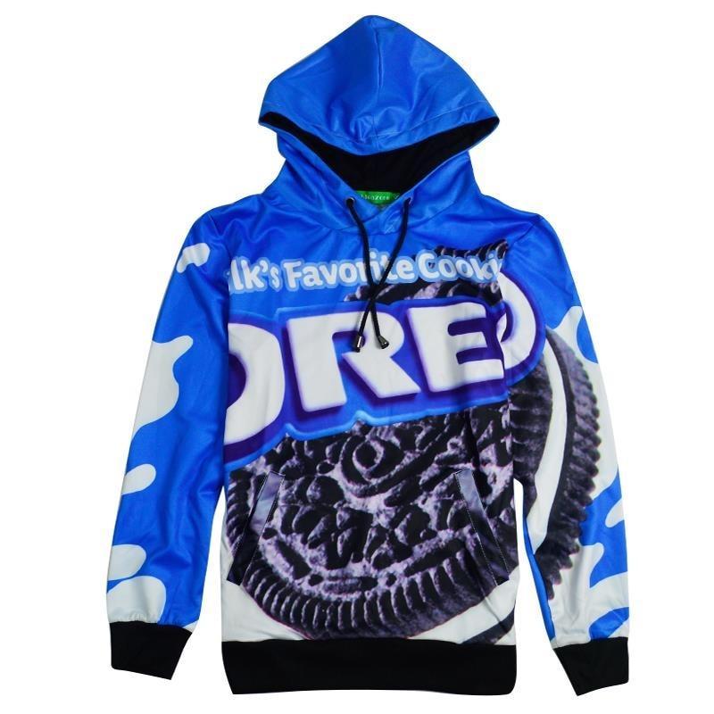 Novelty Oreo 3D Printed Hoodies-women-wanahavit-S-wanahavit